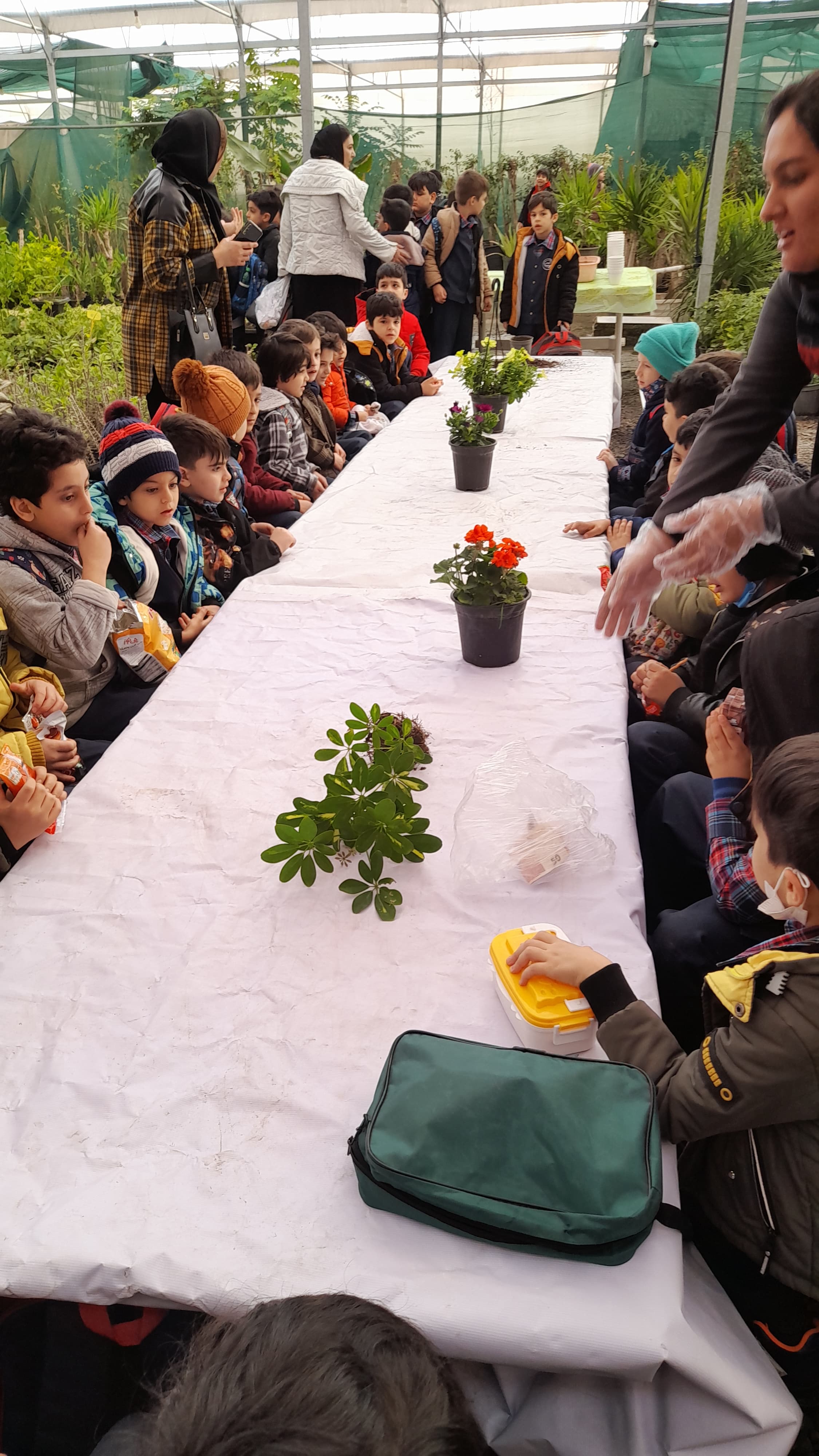 اردوی آموزشی تفریحی گلخانه به مناسبت روز درختکاری