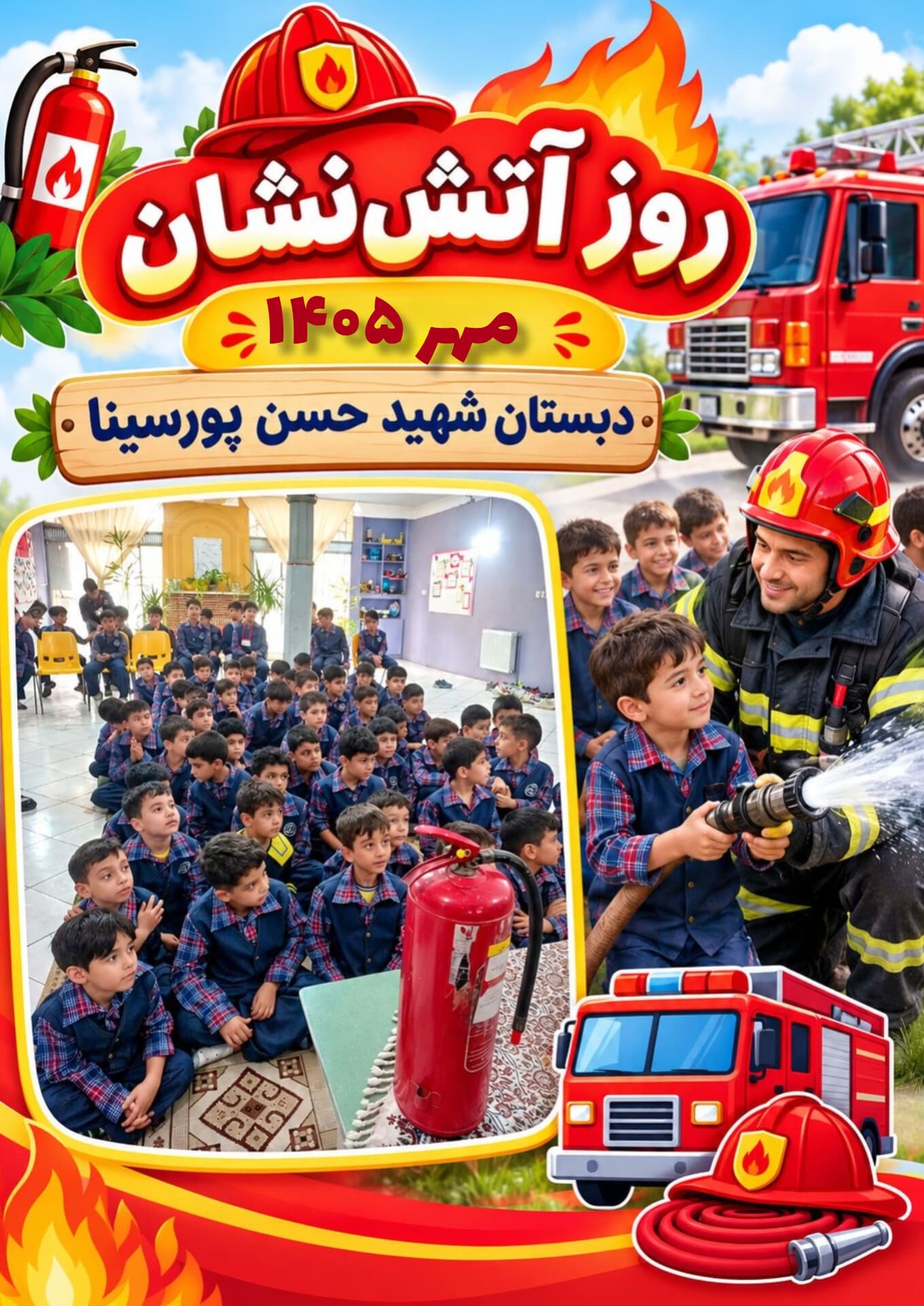 روز آتش نشان مهر 405